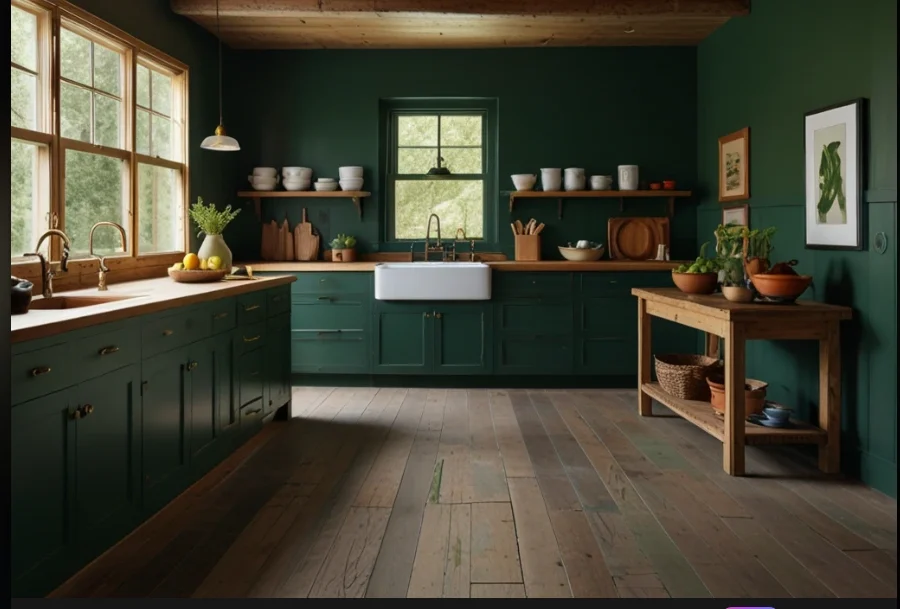 Deep Green That Doesn't Scream "Forest Cabin"