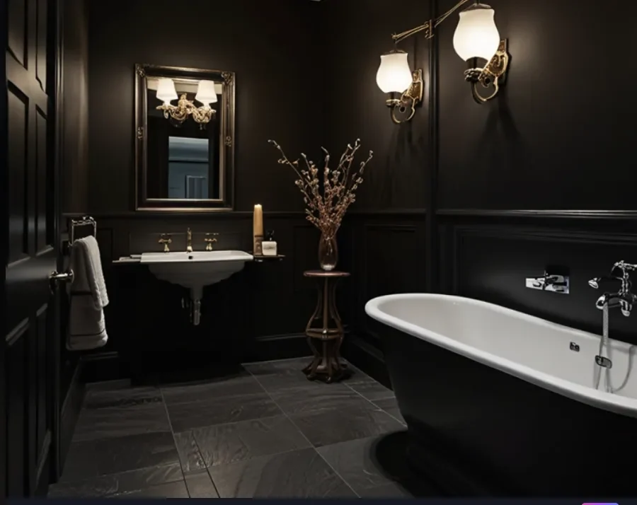 Dark Bathroom Decorating ideas