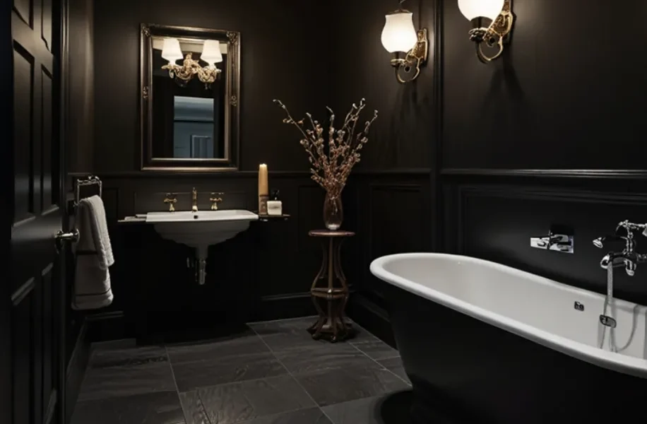 Dark Bathroom Decorating ideas