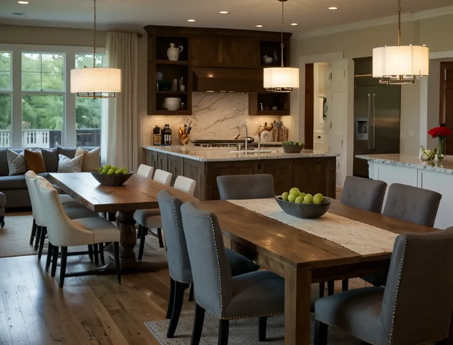 Open Concept Layout for a Natural Flow