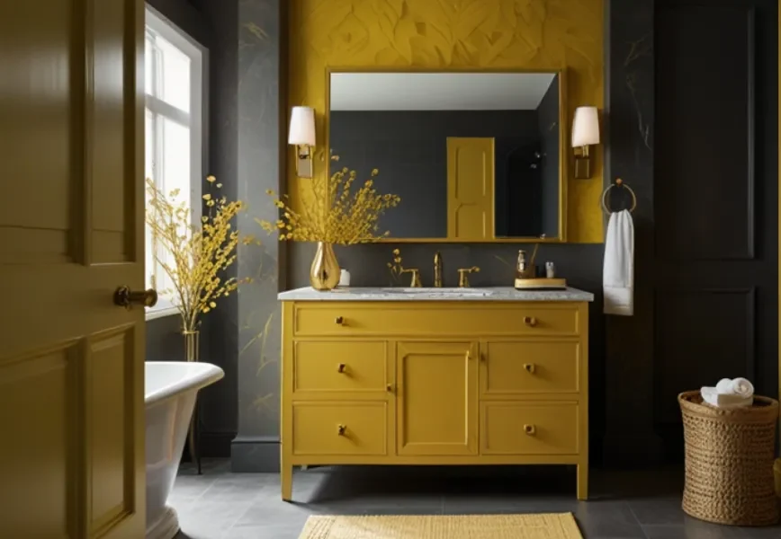 Walls Hued in a Golden Caress