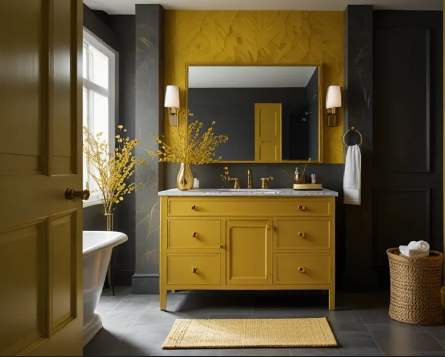 Walls Hued in a Golden Caress