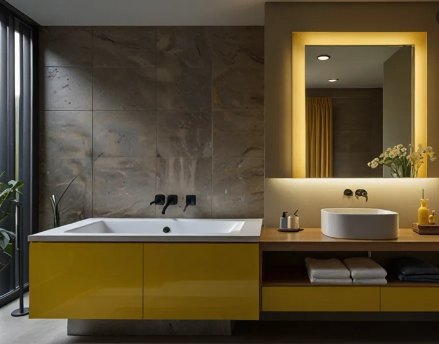 Vanity Glows as a Solar Showpiece