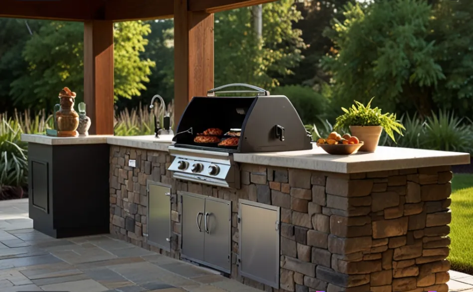 The Built-In BBQ Grill Station