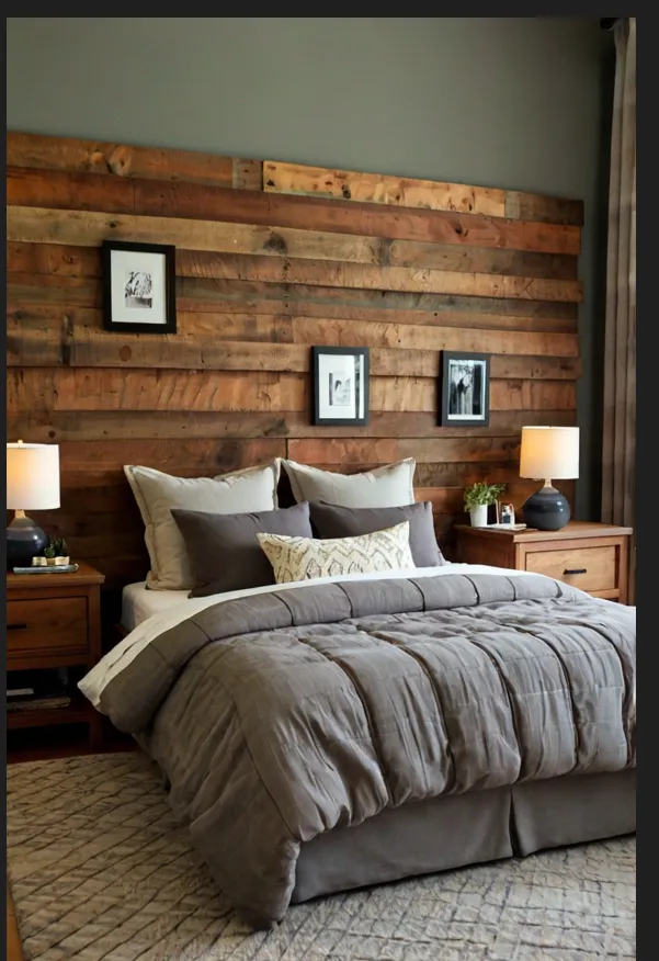 DIY Wooden Headboard
