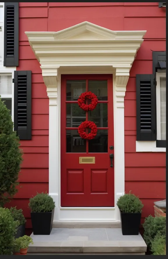 Red Door + Black Shutters