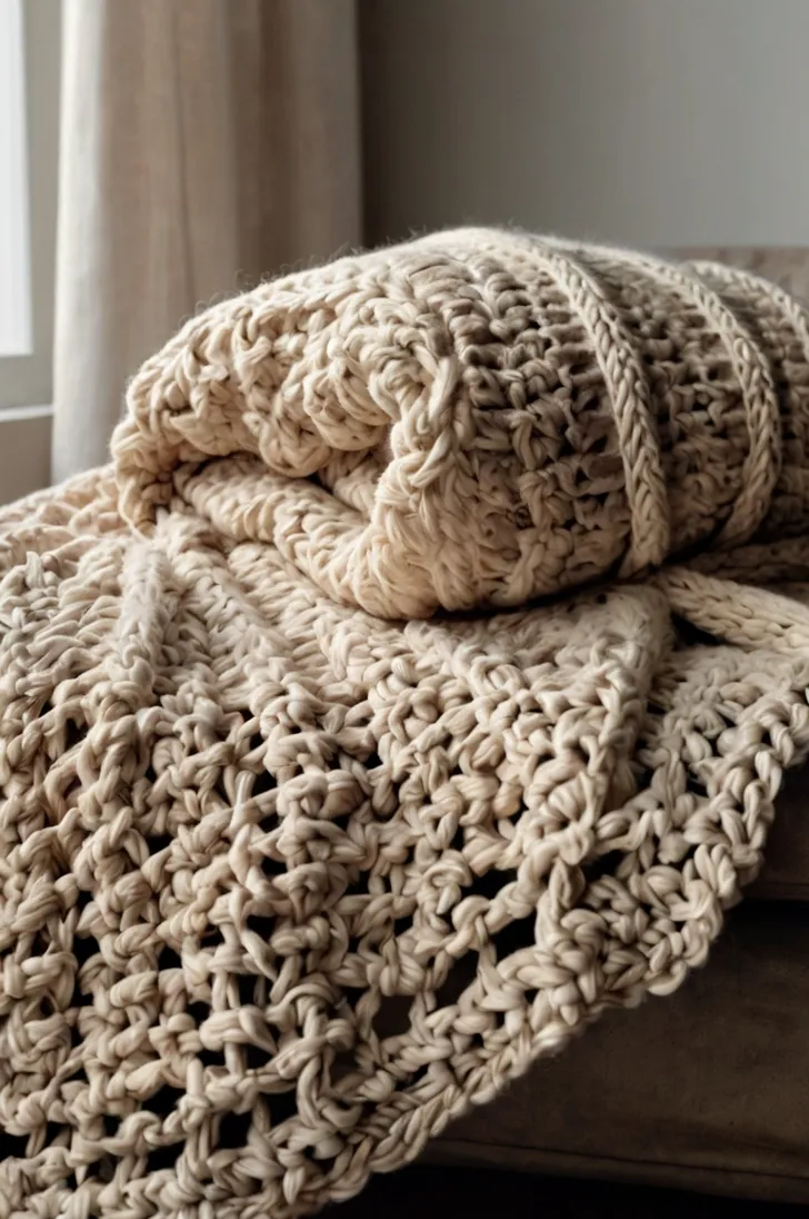  Oversized Crochet Throws