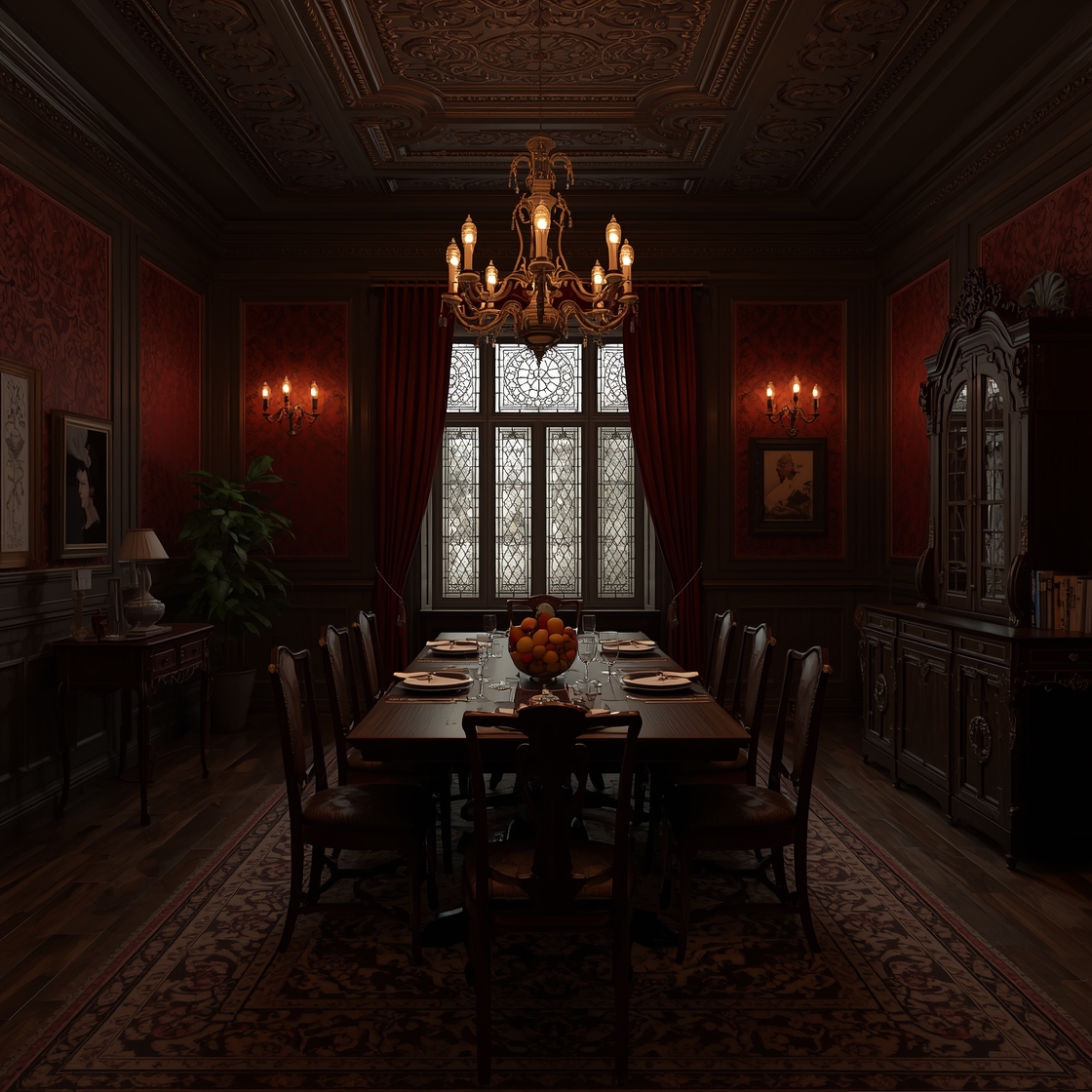 Dark Academia Dining Room Ideas