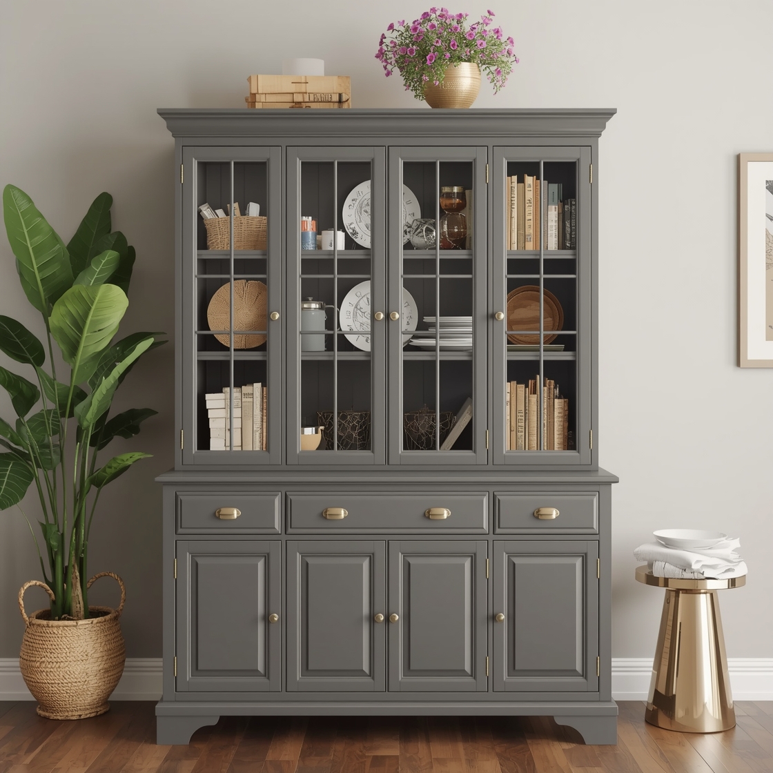 china cabinet makeover