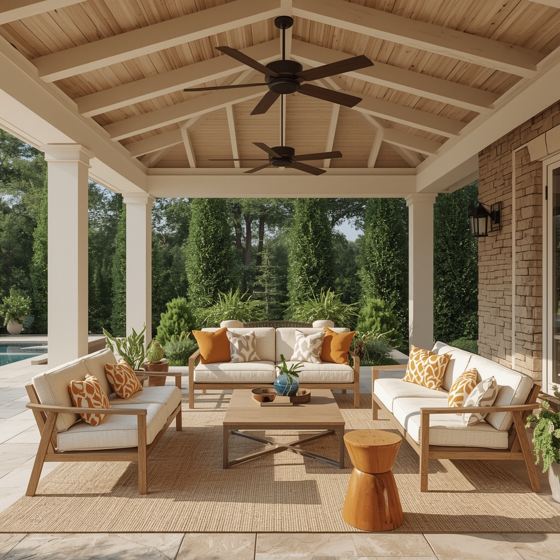 outdoor living space