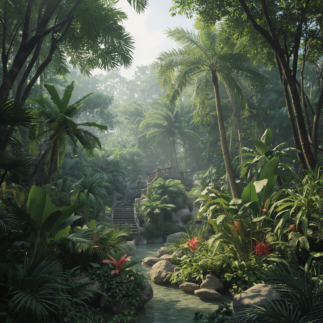 tropical garden