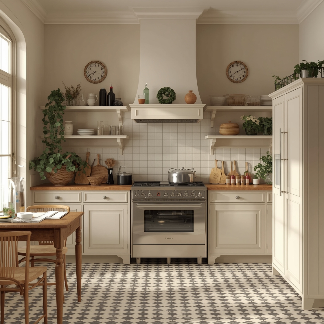 vintage kitchen style